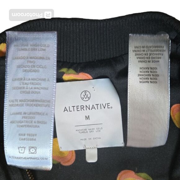 ALTERNATIVE PEACHES ๐ BOMBER JACKET - M - Picture 8 of 8